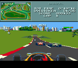 Formula One (USA) In game screenshot